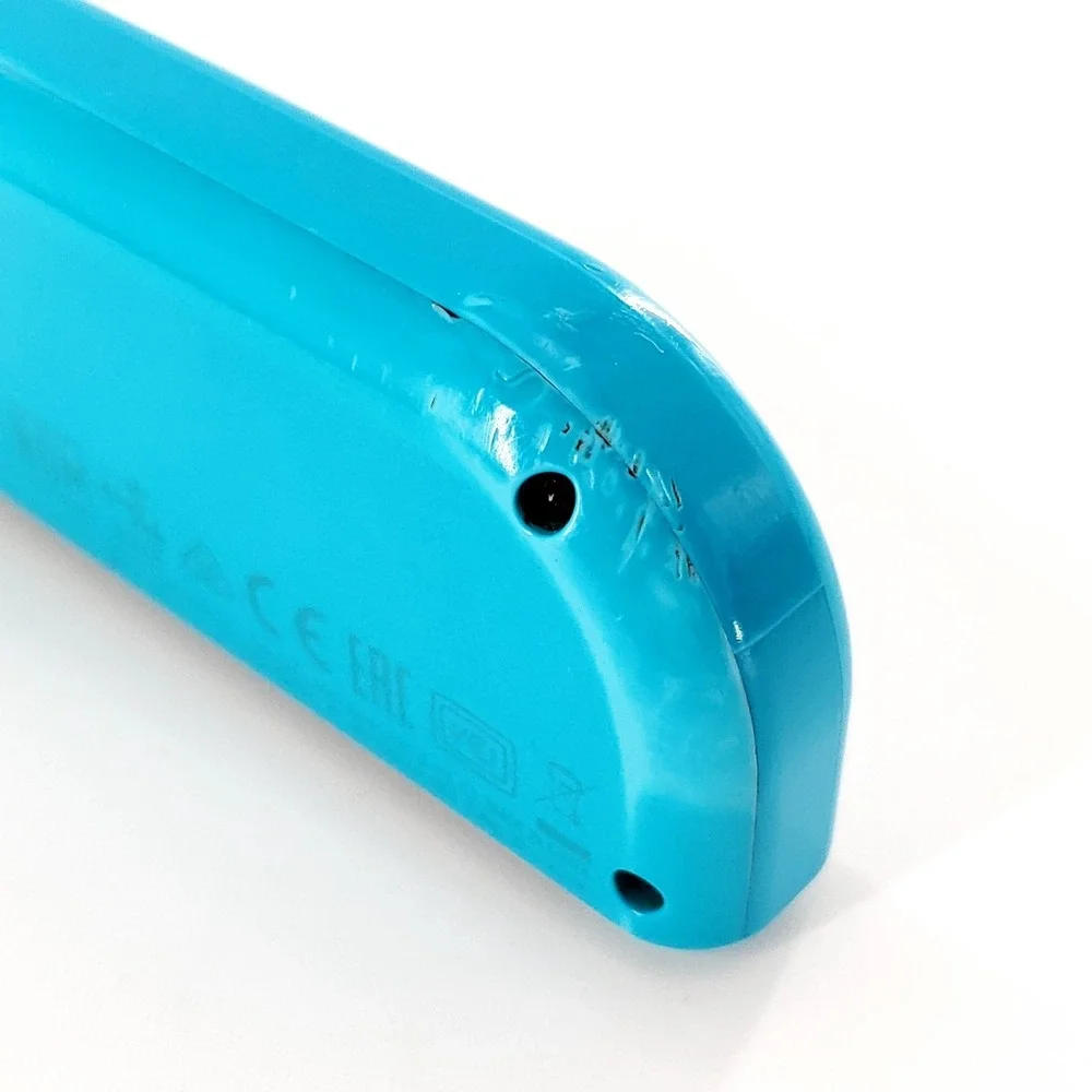Genuine Nintendo Switch Joy-Con Left Neon Blue w/ Strap Missing Rubber Tested